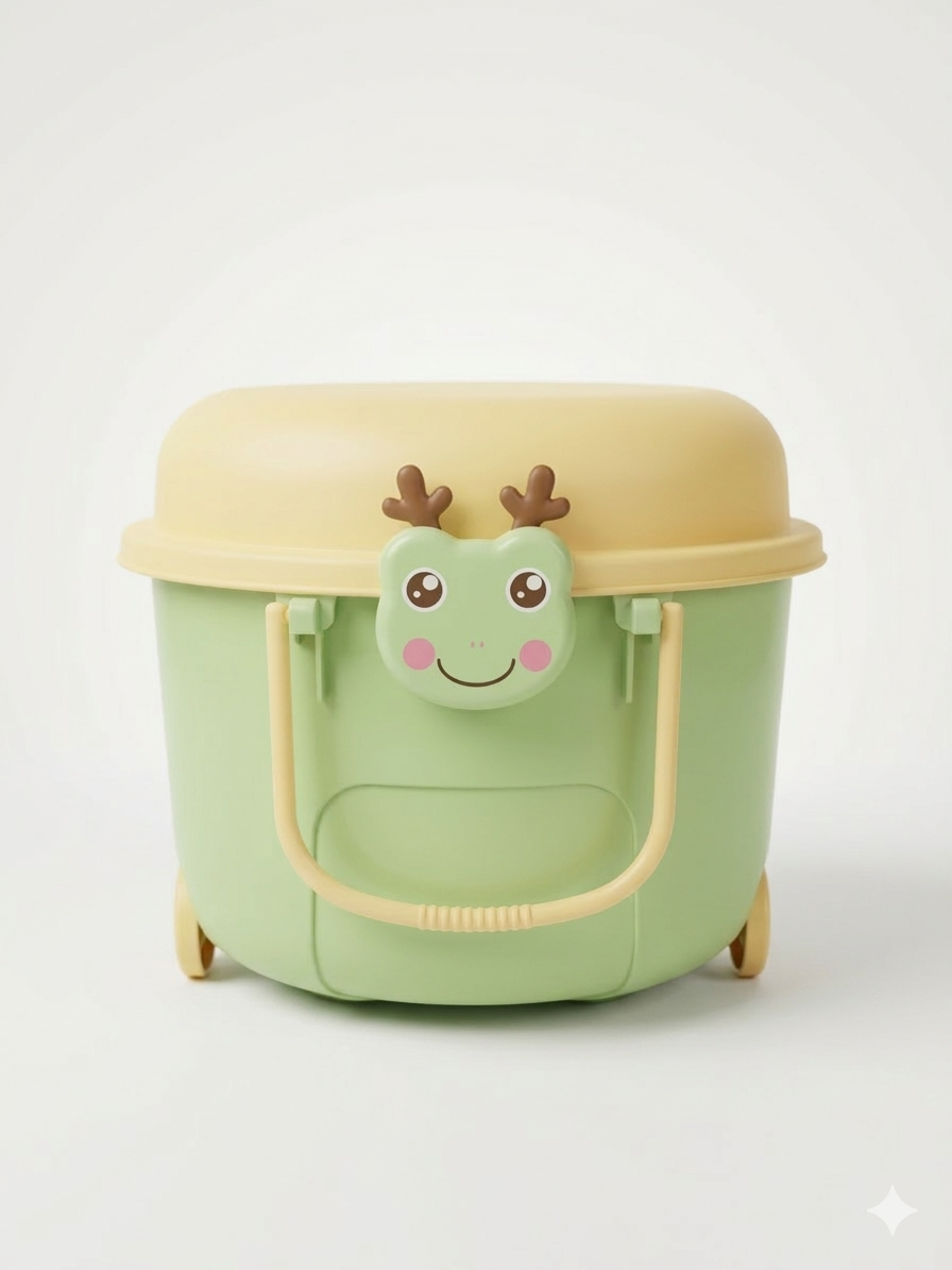 Vendly's Polypropylene Rolling Storage Container Box - 25 Litre Large capacity