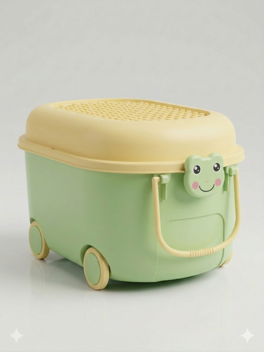 Vendly's Polypropylene Rolling Storage Container Box - 25 Litre Large capacity