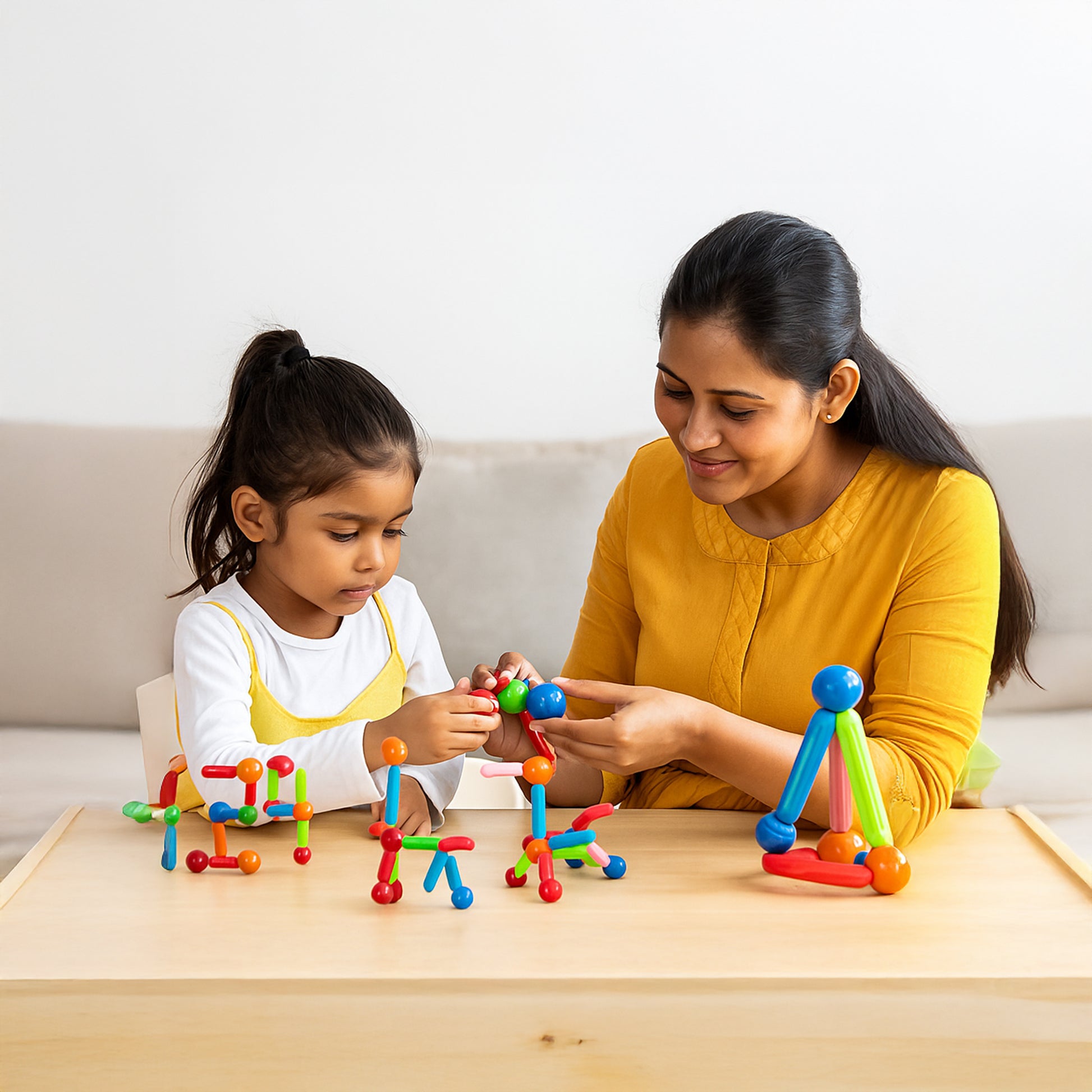 Magnetic Building Blocks Set for Kids – 36 Pcs | STEM Toy