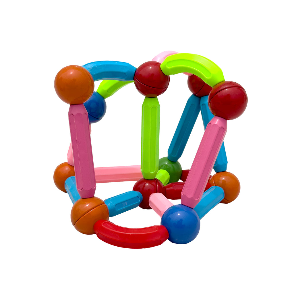 72-Piece Magnetic Building Blocks – Educational STEM Toy for Kids