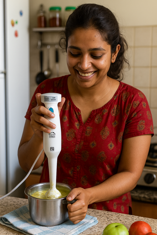 250-Watt Hand Blender for Kitchen – Powerful & Compact