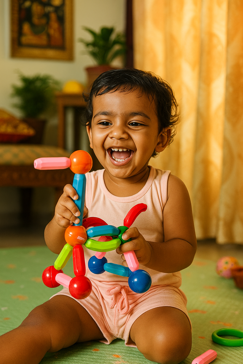 Magnetic Building Blocks Set for Kids – 36 Pcs | STEM Toy