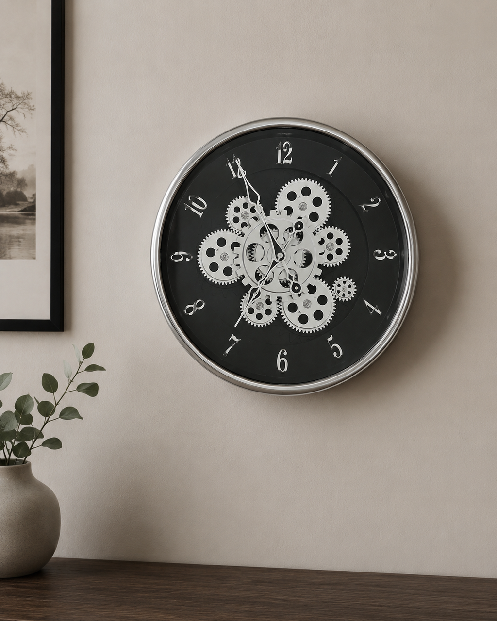 Vendly's Aesthetic Gear Clock | 14 Inches
