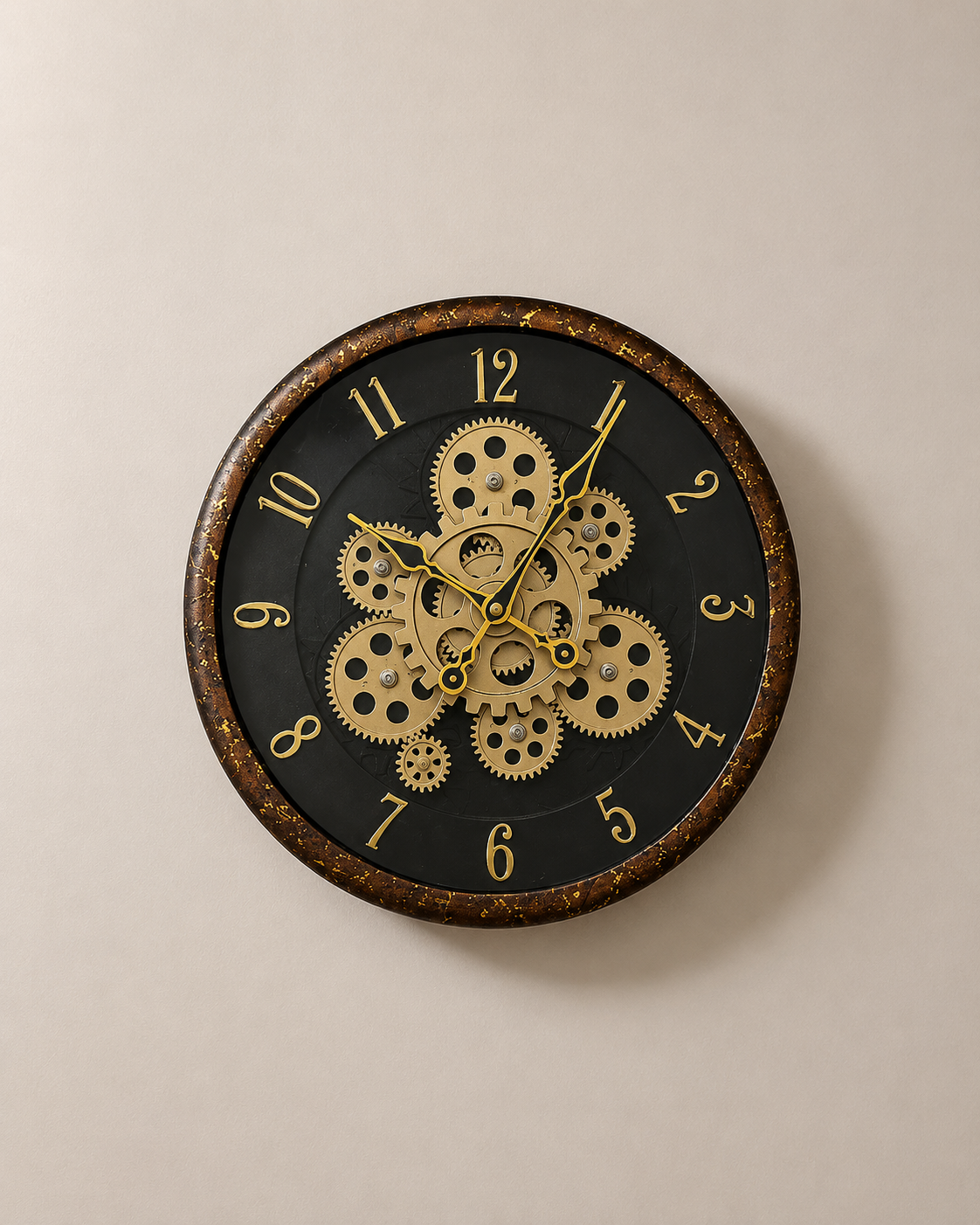 Vendly's Aesthetic Gear Clock | 14 Inches