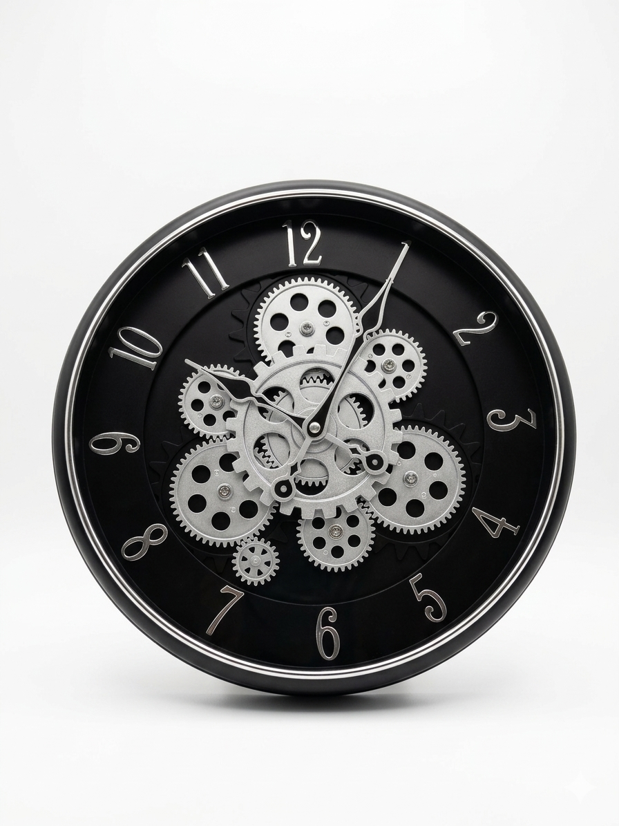 Vendly's Aesthetic Gear Clock | 14 Inches