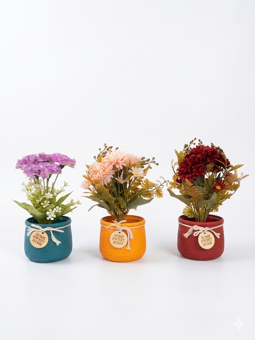 Vendly’s Aesthetic Artificial Flower Pot