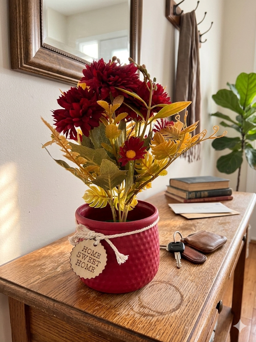 Vendly’s Aesthetic Artificial Flower Pot