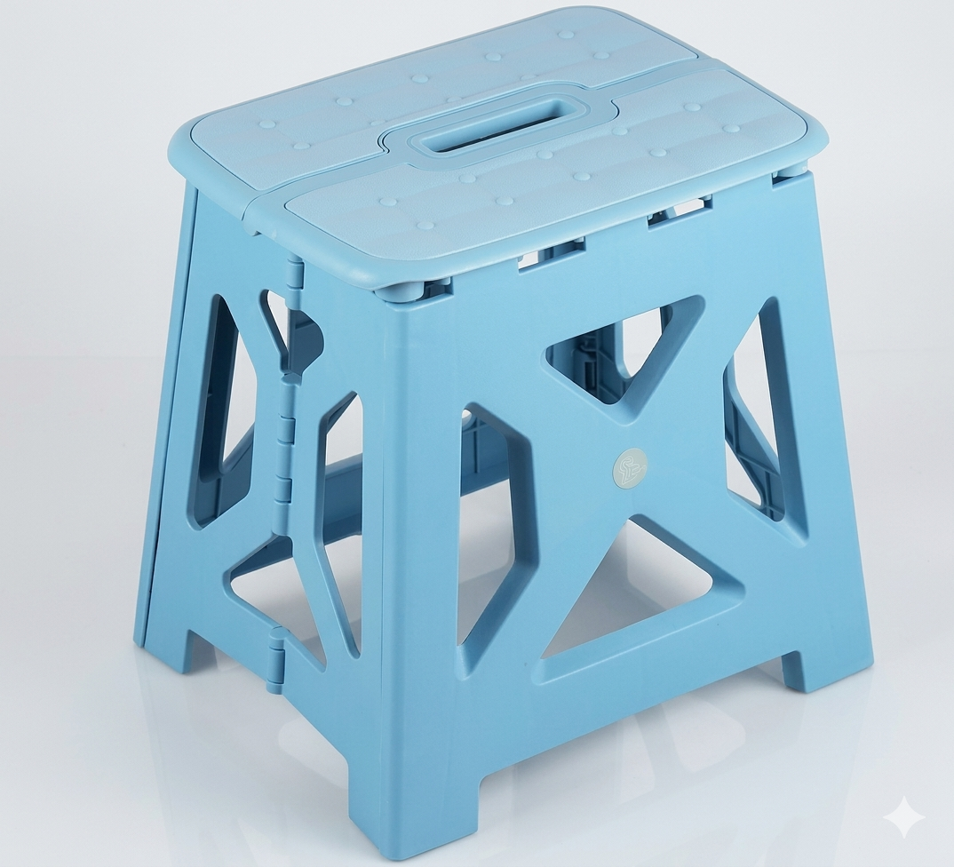 Vendly's Small Folding Step Stool – Super Strong Foldable Stool for Adults & Kids
