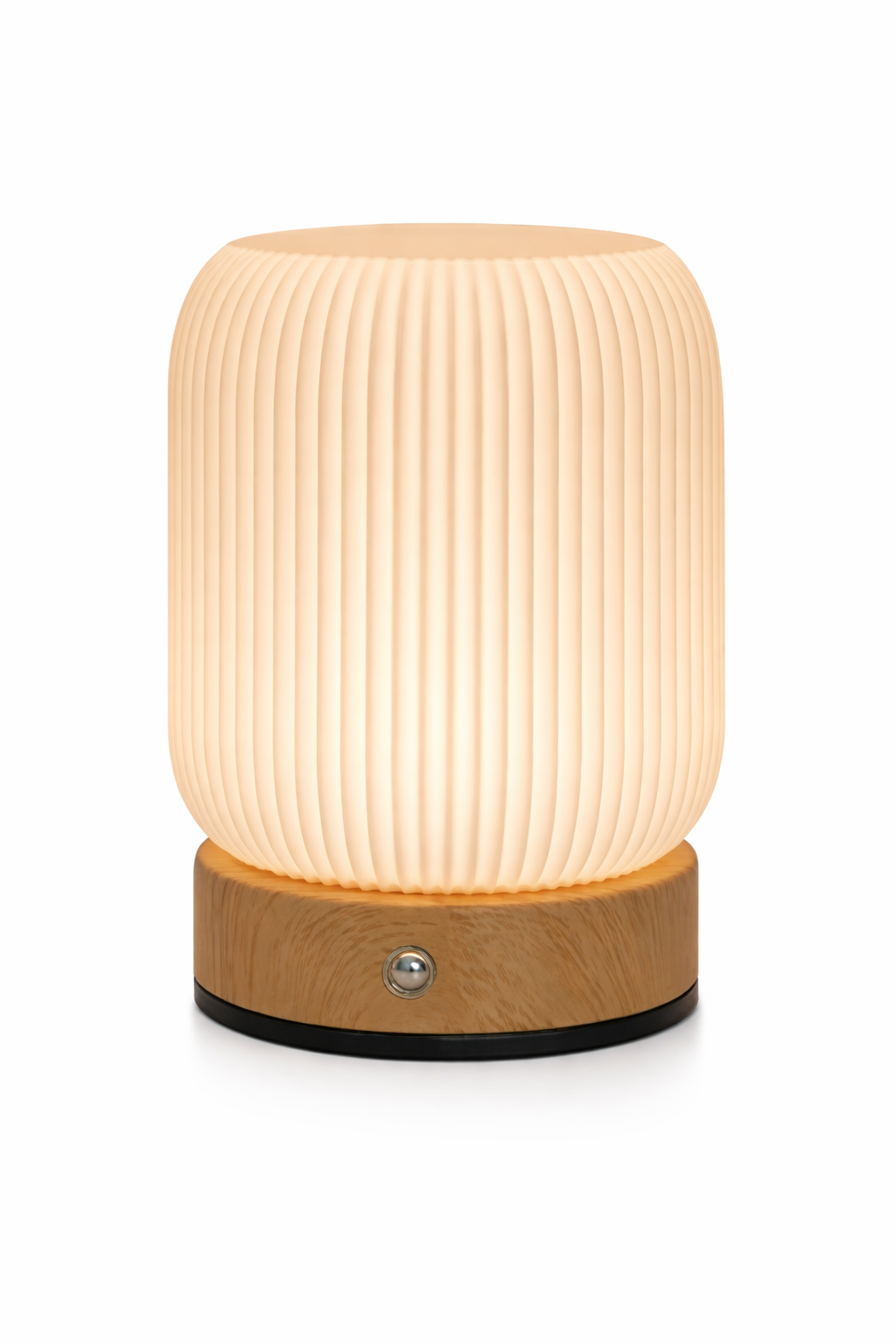 Vendly’s Cylindrical Rechargeable Night Lamp | Multicolor - Warm, White ,Yellow