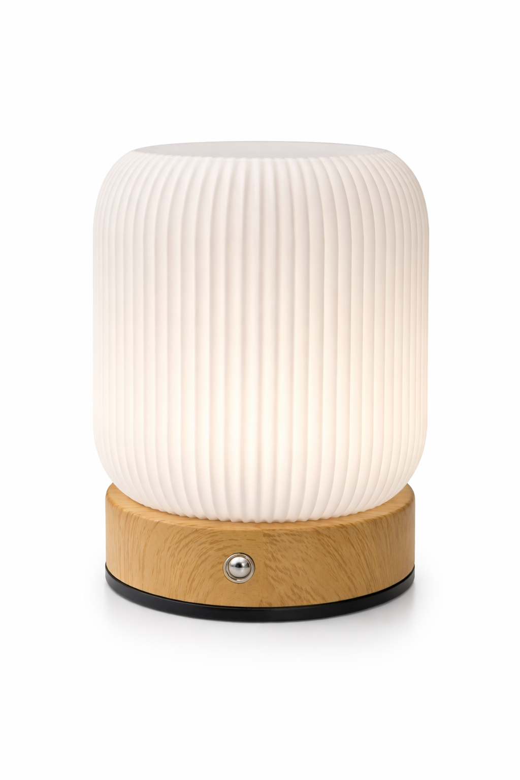 Vendly’s Cylindrical Rechargeable Night Lamp | Multicolor - Warm, White ,Yellow