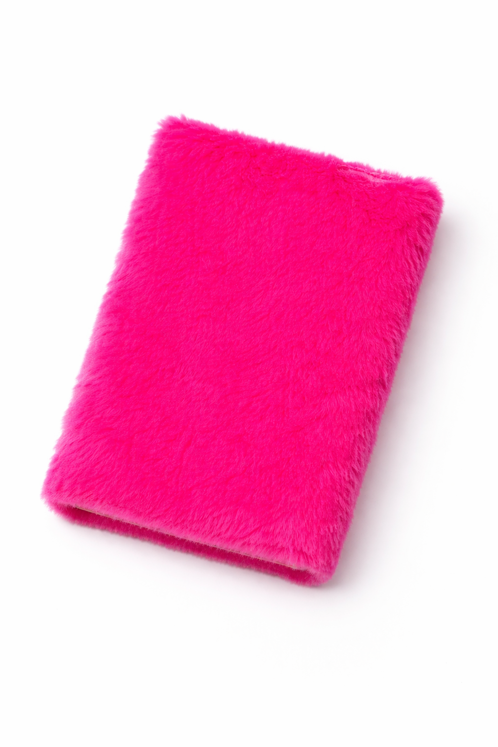 Vendly's Blue & Pink  kitty Plush Notebook – Magical Soft Plush Fluffy Fur Cover Cute Diary, Stylish Journal & Girls Gift Idea