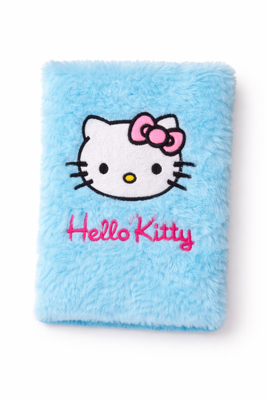 Vendly's Blue & Pink  kitty Plush Notebook – Magical Soft Plush Fluffy Fur Cover Cute Diary, Stylish Journal & Girls Gift Idea