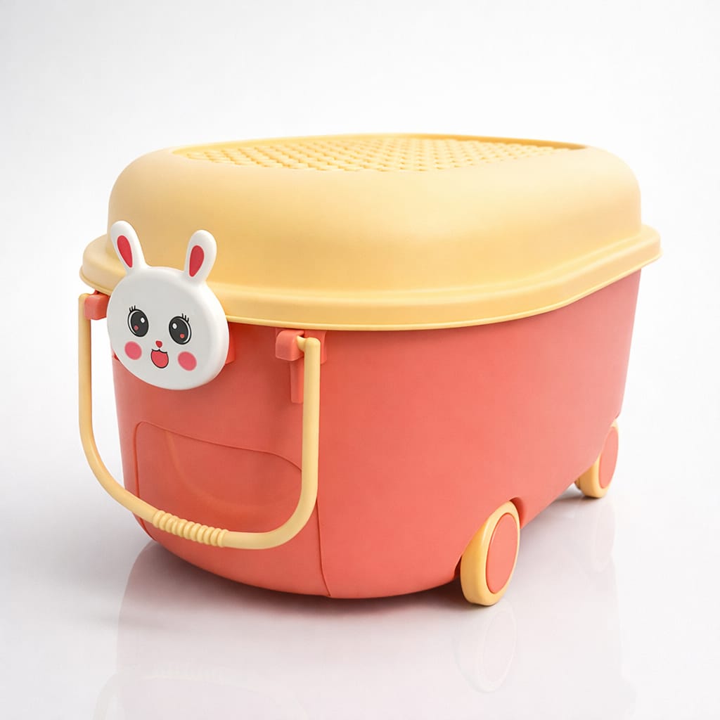 Vendly's Polypropylene Rolling Storage Container Box - 25 Litre Large capacity