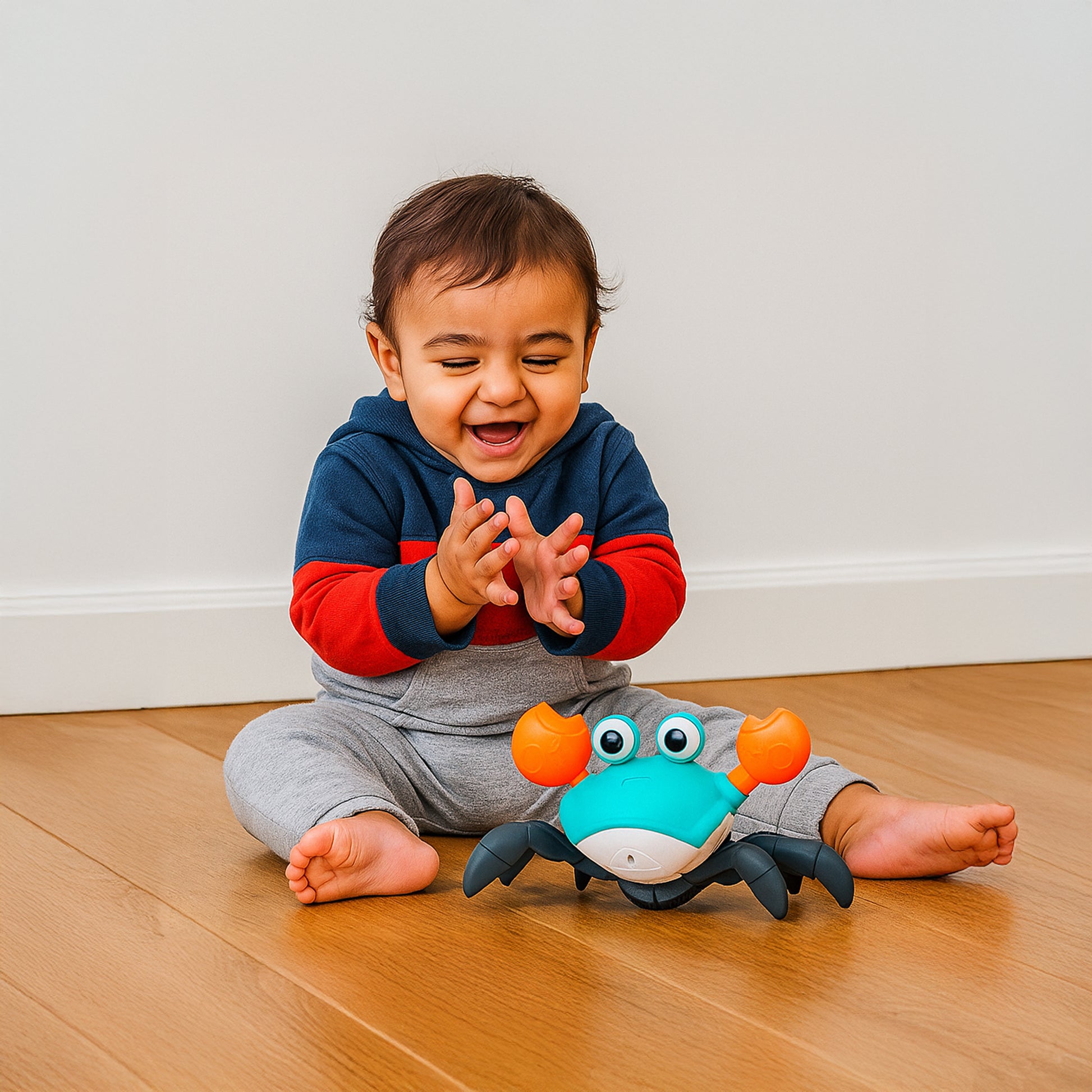 Crawling Crab Toy with Smart Sensor | Moving Toy for Toddlers
