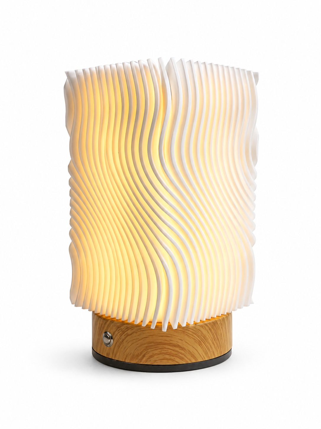 vendly's wavey box textured night lamp