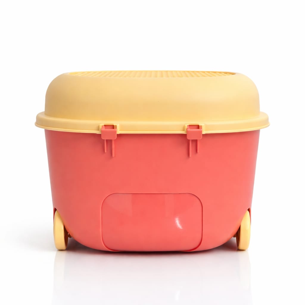 Vendly's Polypropylene Rolling Storage Container Box - 25 Litre Large capacity